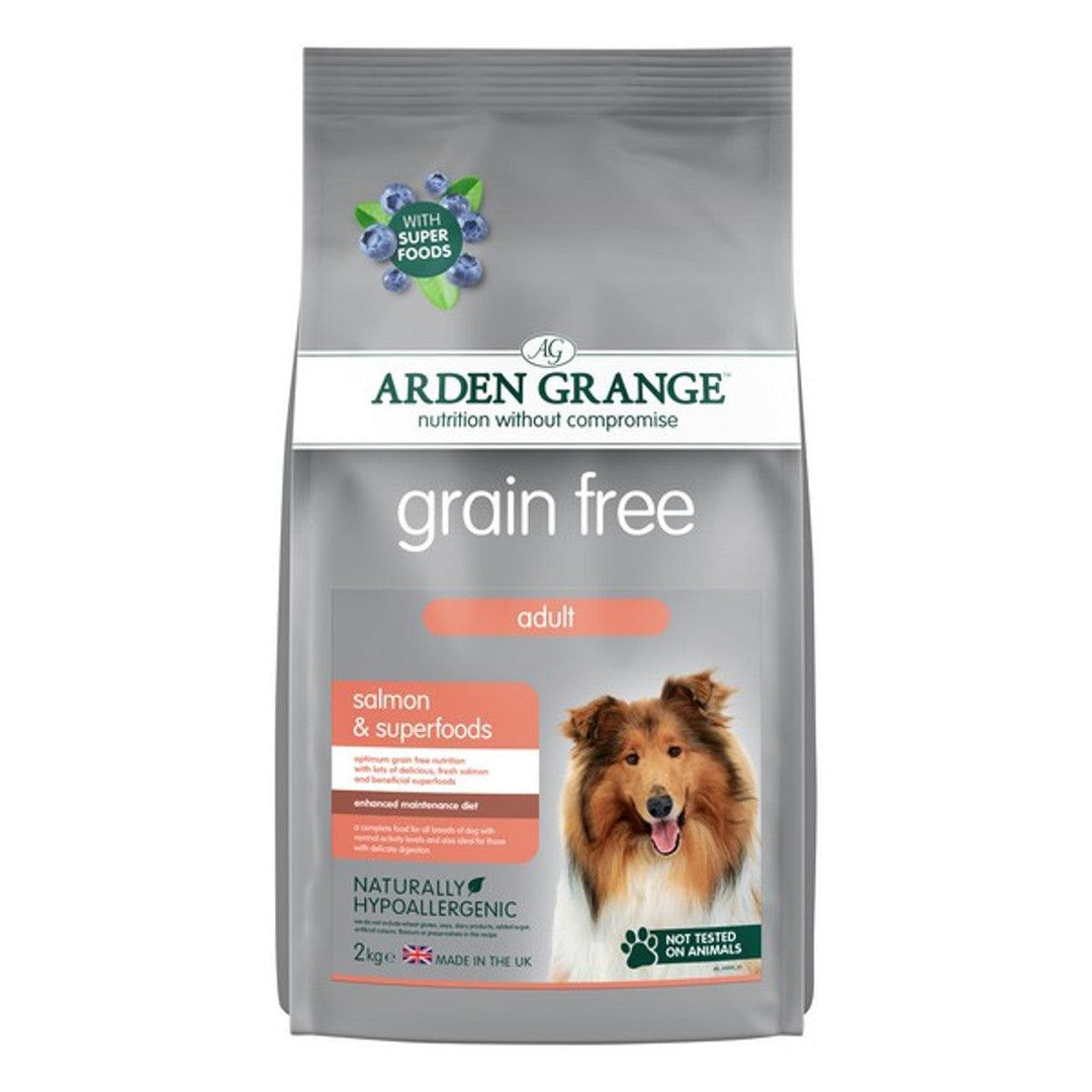 Arden Grange Dog Adult Grain Free Salmon Superfoods 2kg