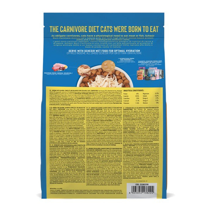 Schesir Dry Born Carnivore Herring & Salmon Adult 1.25Kg