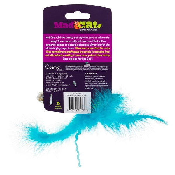 Mad Cat Narwhal Silverline Stick Toy