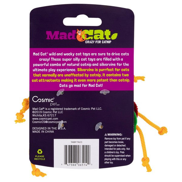 Mad Cat Tabby Taco Toy