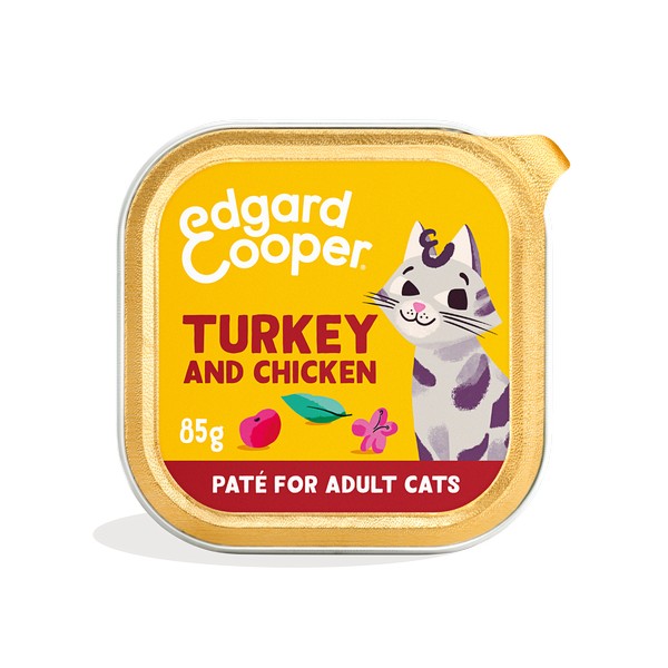 Edgard &amp; Cooper Cat Pate Turkey &amp; Chicken 85g X 16