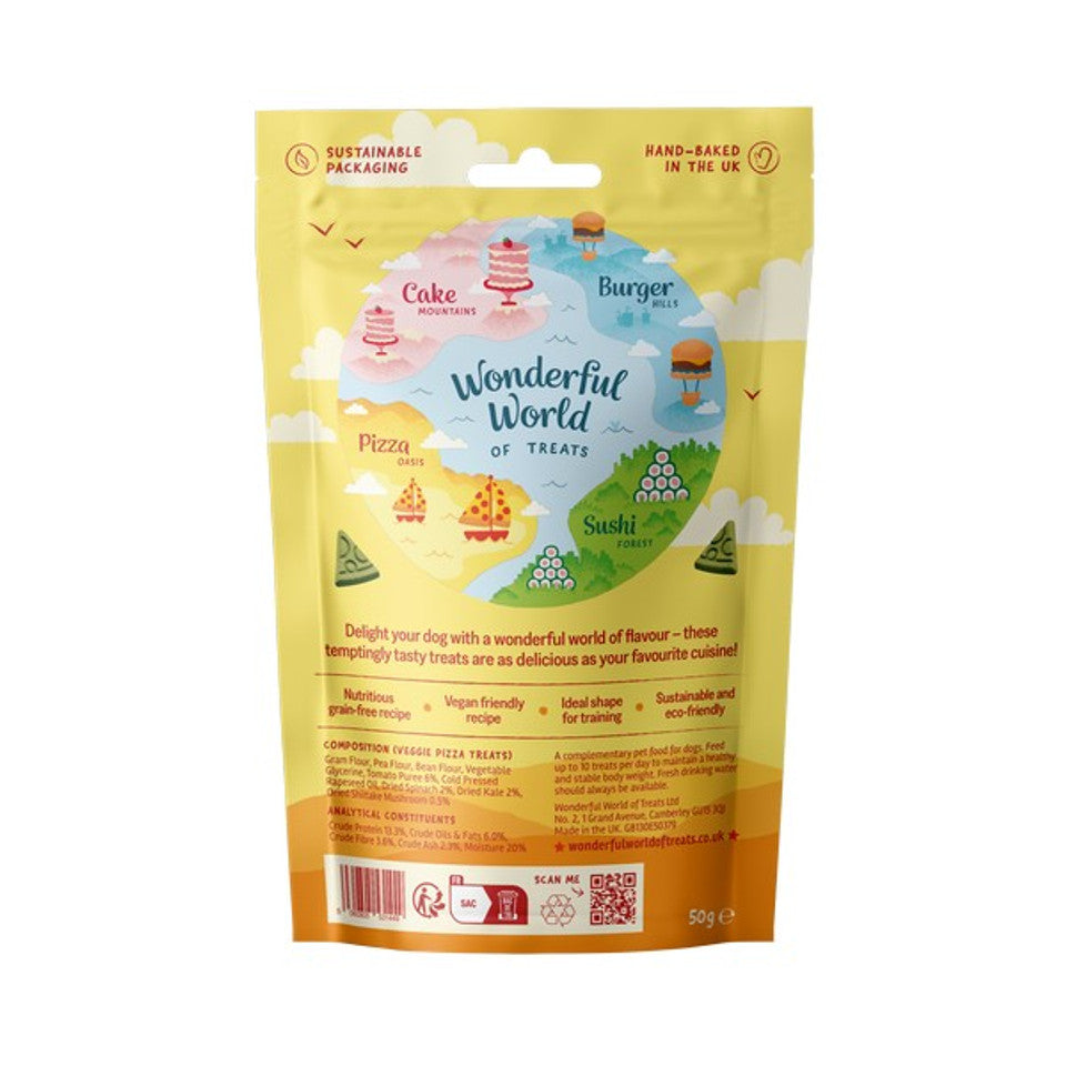 Wonderful World Of Treats Veggie Pizza 50G