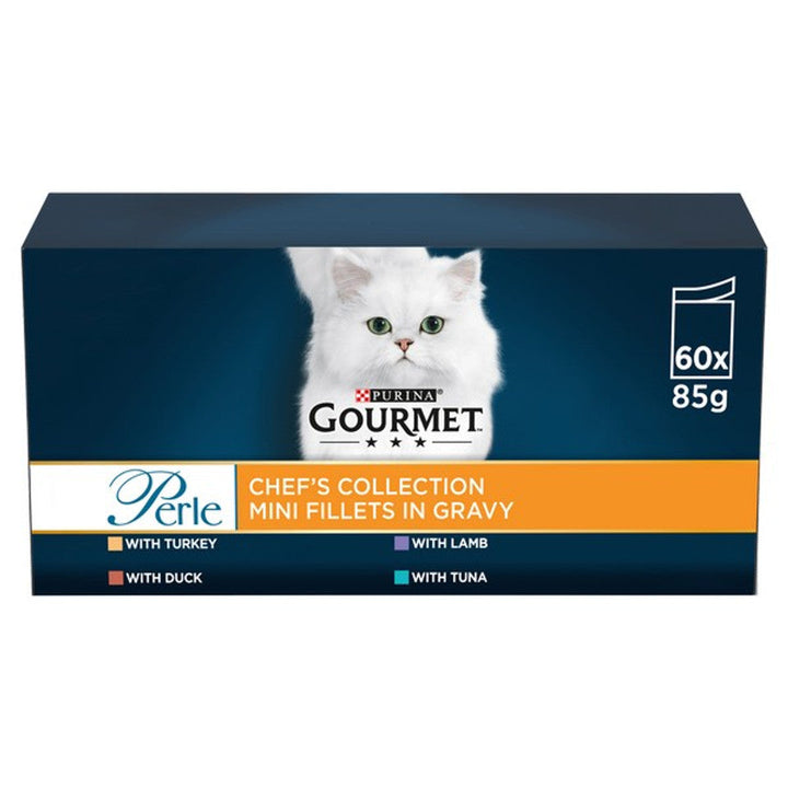 Gourmet Perle 7+ Senior Cat Chef's Collection  60 X 85G