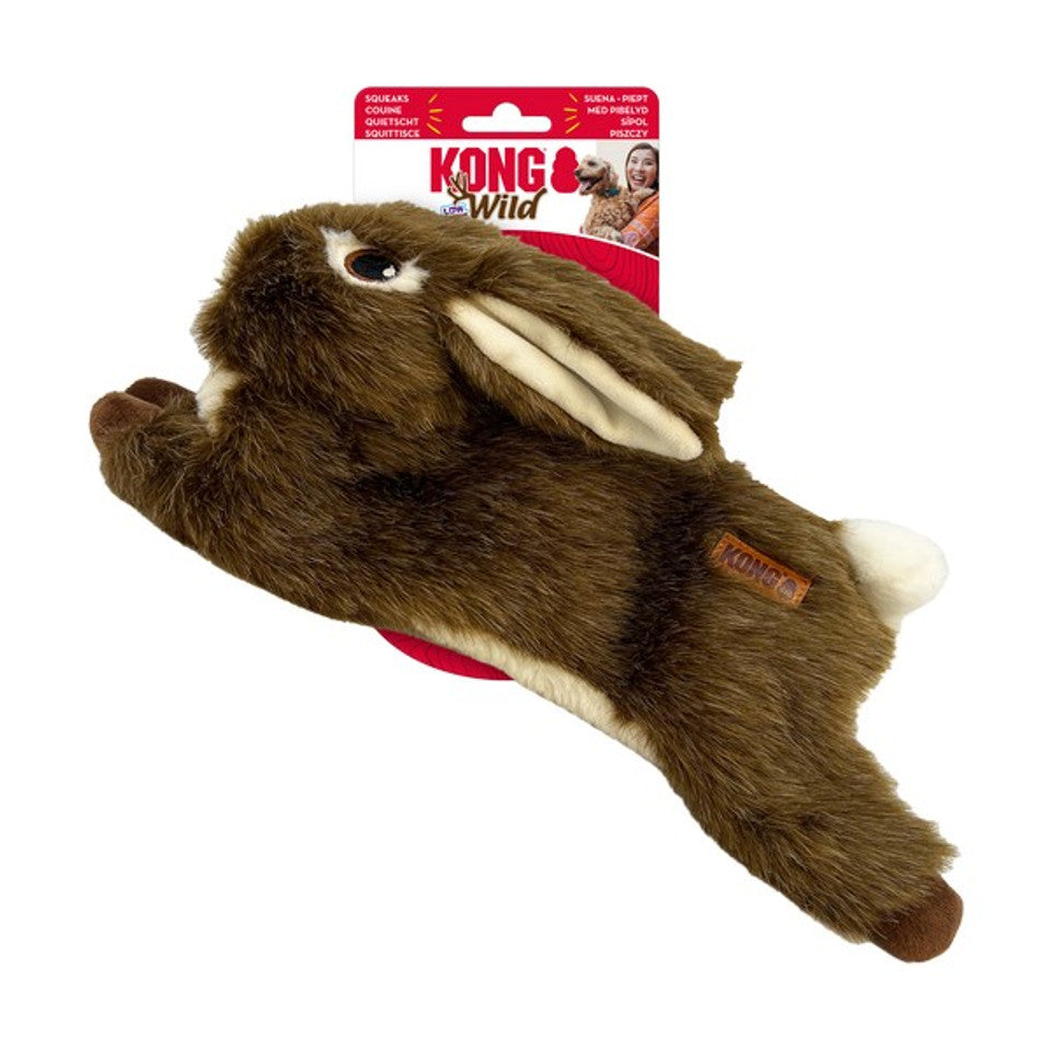 Kong Wild Low Stuff Rabbit Medium