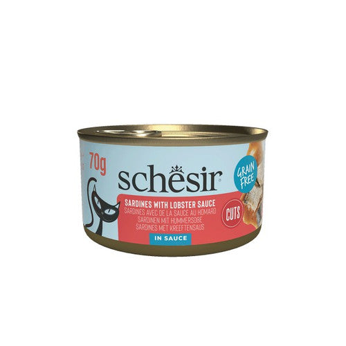 Schesir Grill Wholefood Cat Can Sardines in Lobster Consomme 70g x 12