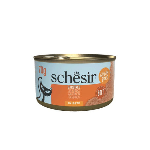 Schesir Grill Pate Cat Can Sardine 70g x 12