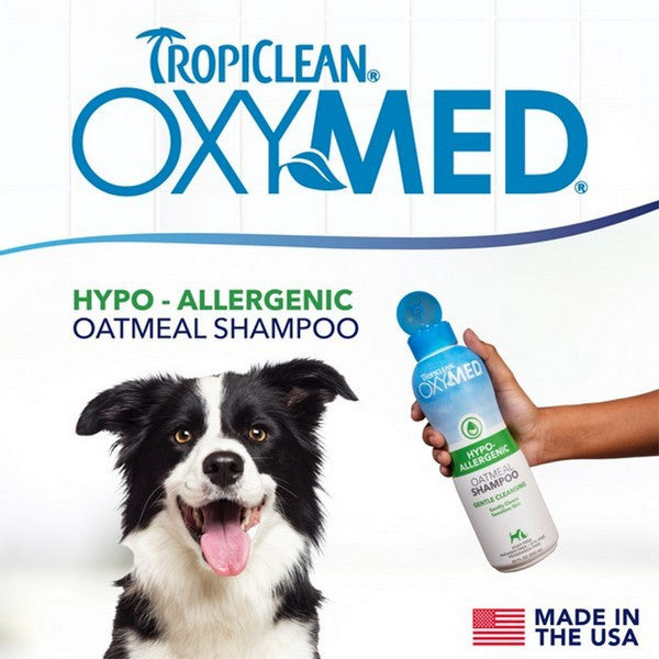 TropiClean OxyMed Hypoallergenic Shampoo for Pets 355ml