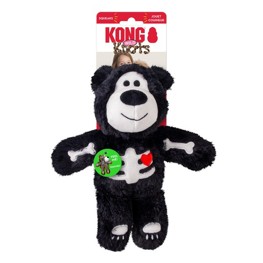 KONG Halloween Wild Knots Skeleton Bear Assorted Medium Large