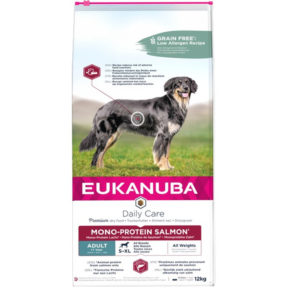 Eukanuba Adult Dog Mono Protein Salmon 12Kg