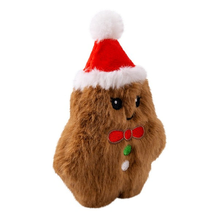 KONG Holiday Snuzzles Mini Gingerbread Brown XS