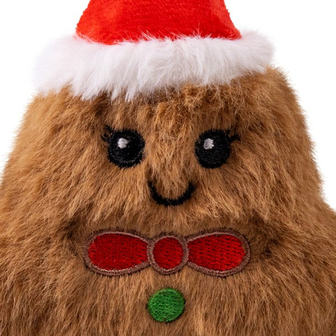KONG Holiday Snuzzles Mini Gingerbread Brown XS
