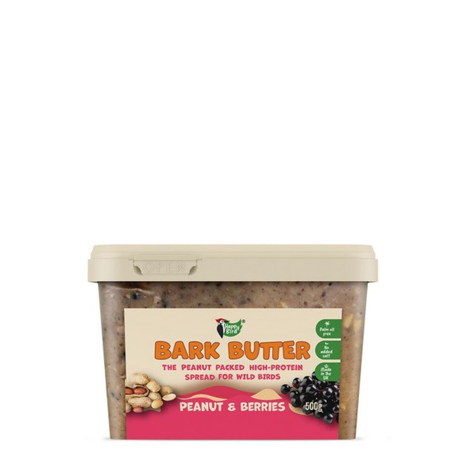 Happy Bird Bark Butter - Peanut & Berries 500g