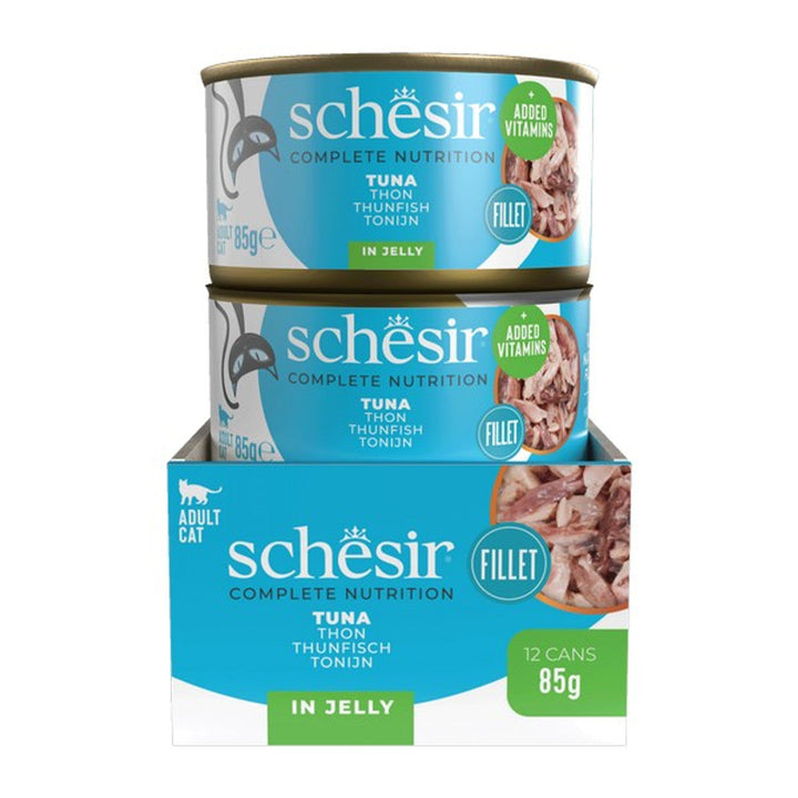 Schesir Tuna In Jelly Complete and Balanced 85g x 12