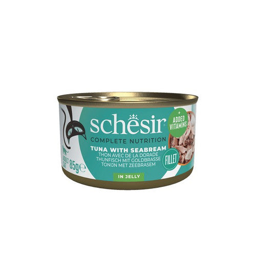 Schesir Tuna with Seabream In Jelly Complete and Balanced 85g x 12