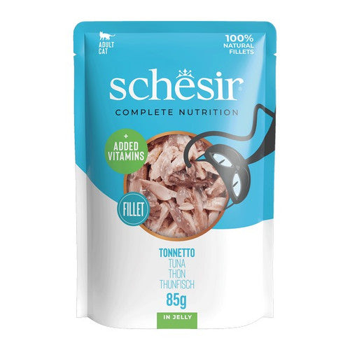 Schesir Tuna In Jelly Pouch Complete and Balanced 85g x 12