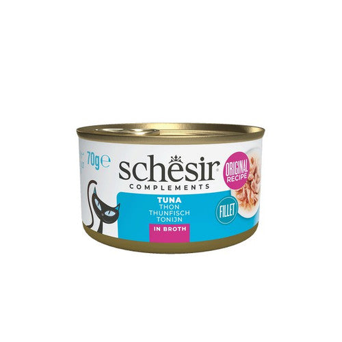 Schesir Tuna In Broth Complements 70g x 12