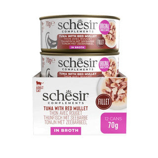 Schesir Tuna with Red Mullet In Broth Complements 70g x 12