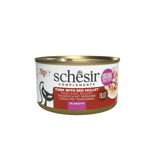 Schesir Tuna with Red Mullet In Broth Complements 70g x 12