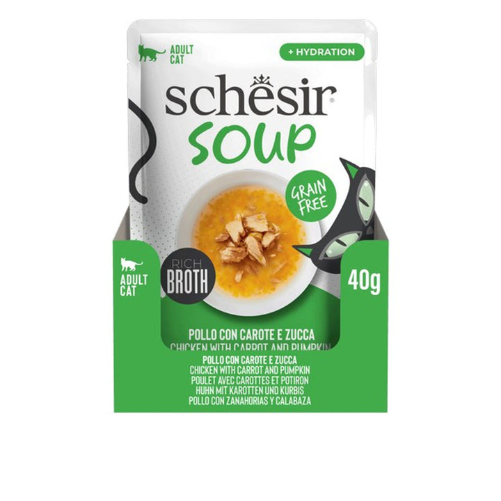 Schesir Soup Chicken with Pumpkin Complements 40g x 12