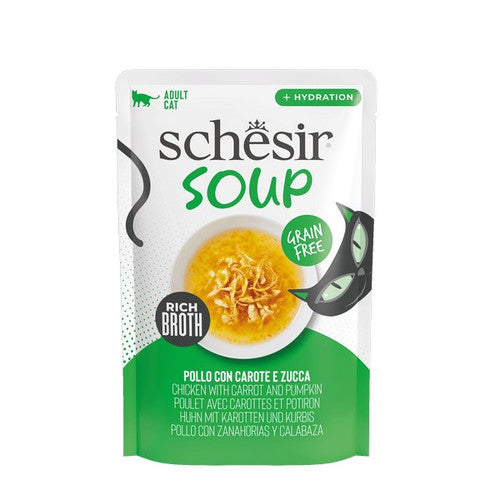 Schesir Soup Chicken with Pumpkin Complements 40g x 12