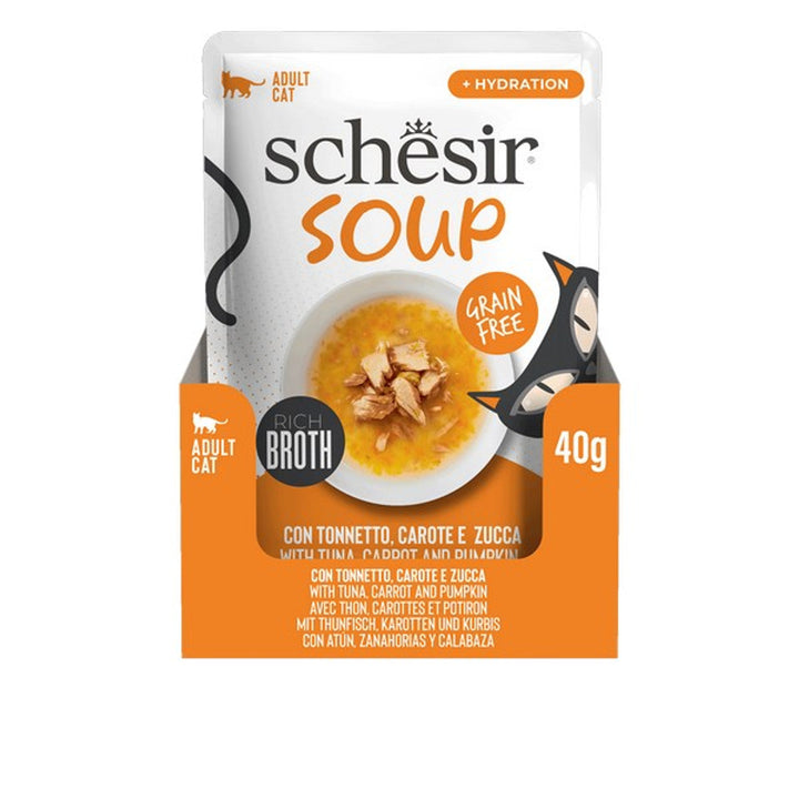 Schesir Soup Tuna with Carrots & Pumpkin Complements 40g x 12