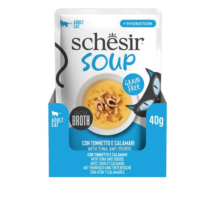 Schesir Soup Tuna with Squid Complements 40g x 12