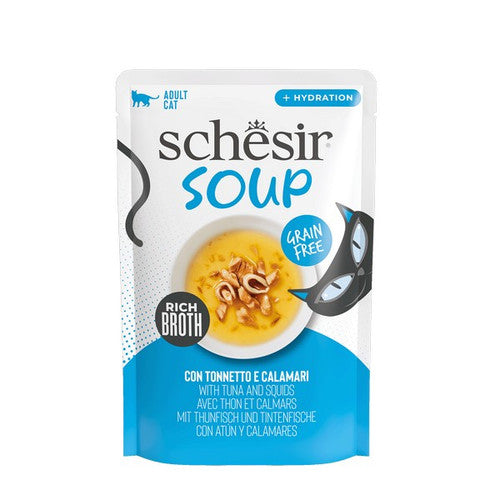Schesir Soup Tuna with Squid Complements 40g x 12