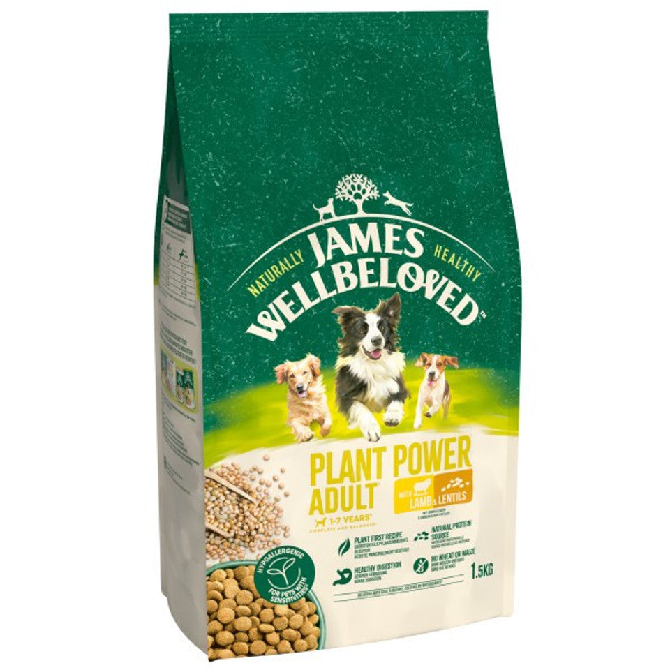 James Wellbeloved Dog Adult Plant Power with Lamb