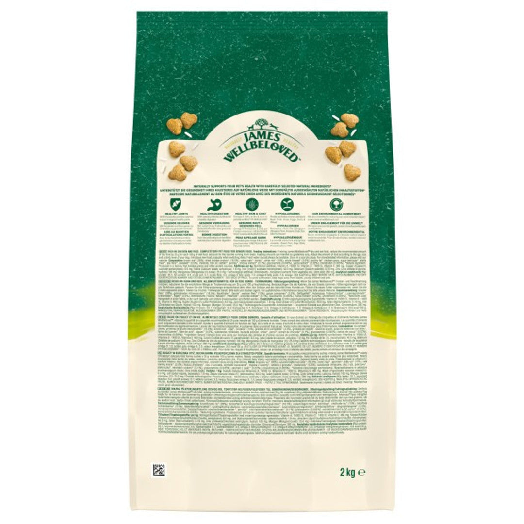 James Wellbeloved Senior Dog Chicken & Rice 2Kg