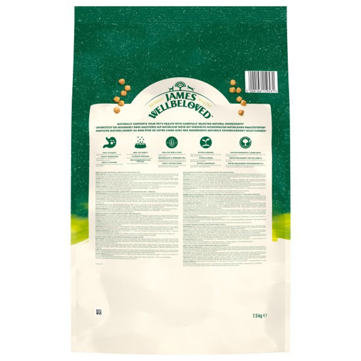 James Wellbeloved Grain Free Adult Small Breed Turkey & Veg 7.5kg