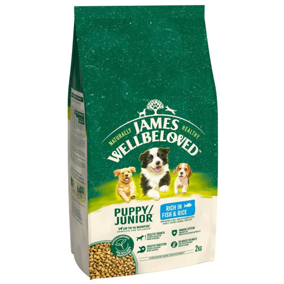 James Wellbeloved Dog Puppy Fish & Rice 2Kg