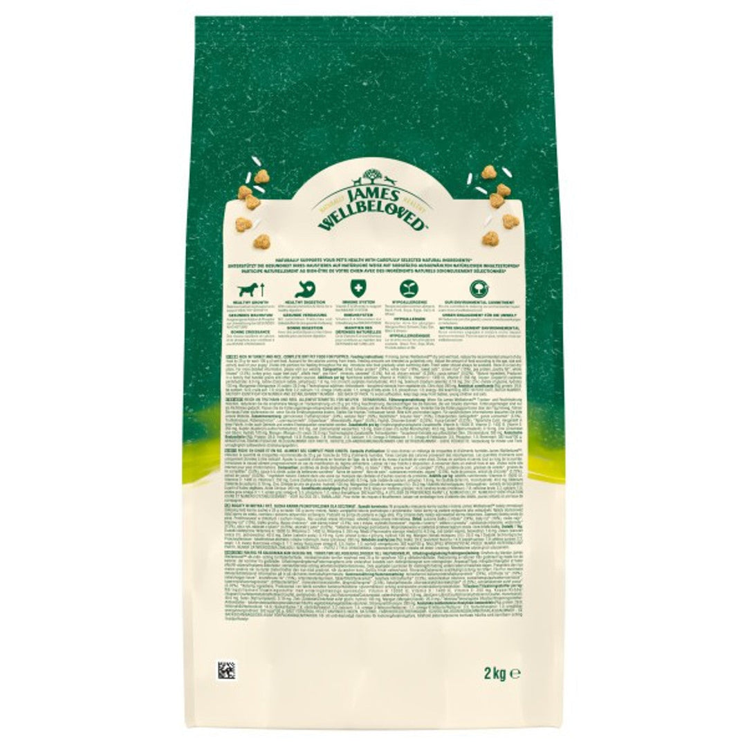 James Wellbeloved Puppy Turkey & Rice 2Kg
