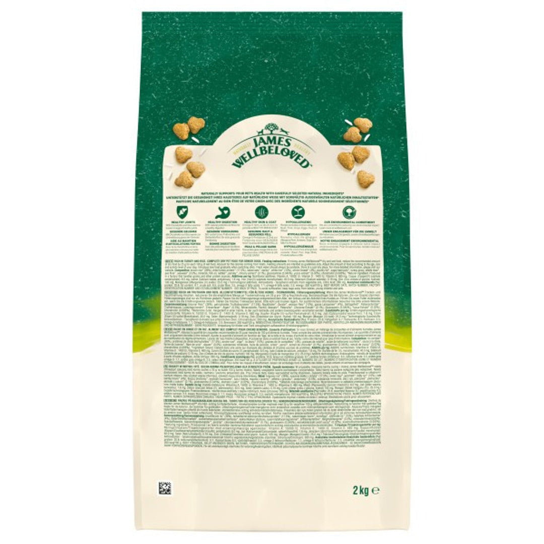 James Wellbeloved Senior Dog Turkey & Rice 2Kg