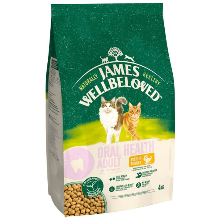 James Wellbeloved Oral Health Cat Adult Turkey
