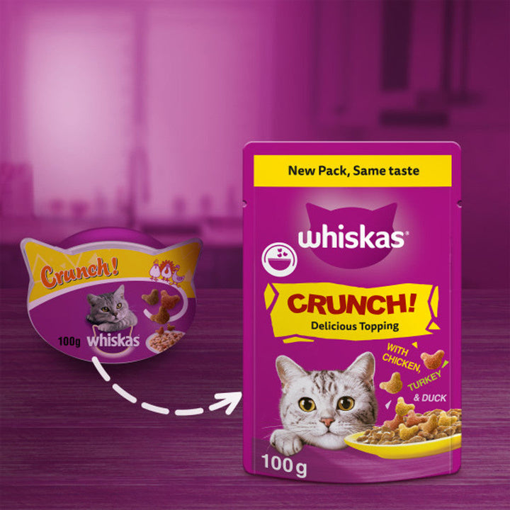 WHISKAS Crunch Cat Treats 100g