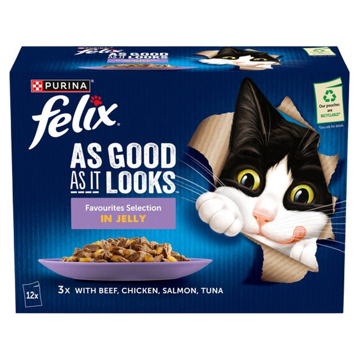 Felix Pouches As Good As It Looks Favourites Selection In Jelly 85Gx12