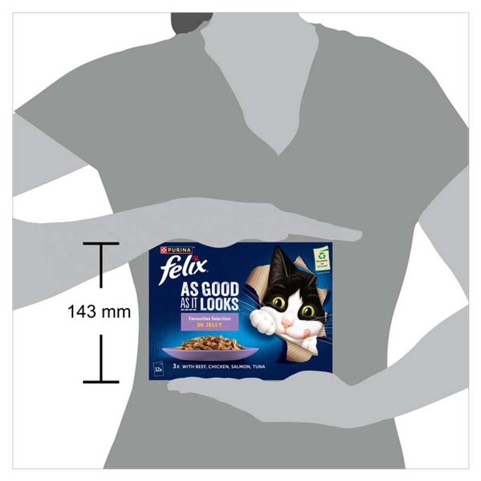 Felix Pouches As Good As It Looks Favourites Selection In Jelly 85Gx12