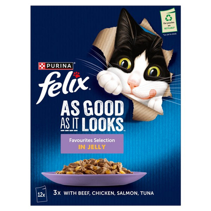 Felix Pouches As Good As It Looks Favourites Selection In Jelly 85Gx12
