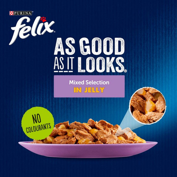 Felix Pouches As Good As It Looks Favourites Selection In Jelly 40 X 85G