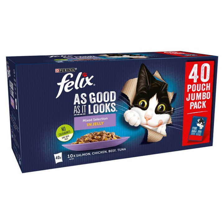 Felix Pouches As Good As It Looks Favourites Selection In Jelly 40 X 85G