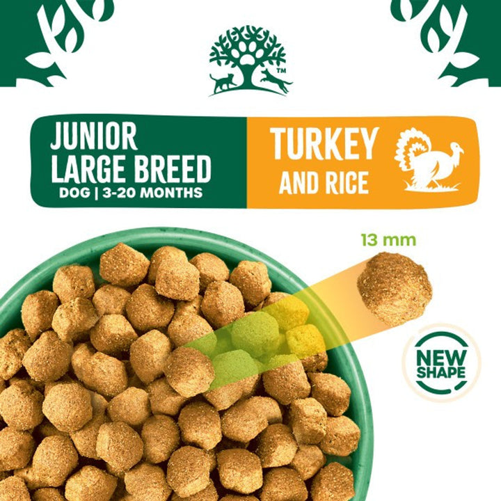 James Wellbeloved Junior Large Breed Turkey & Rice 12kg