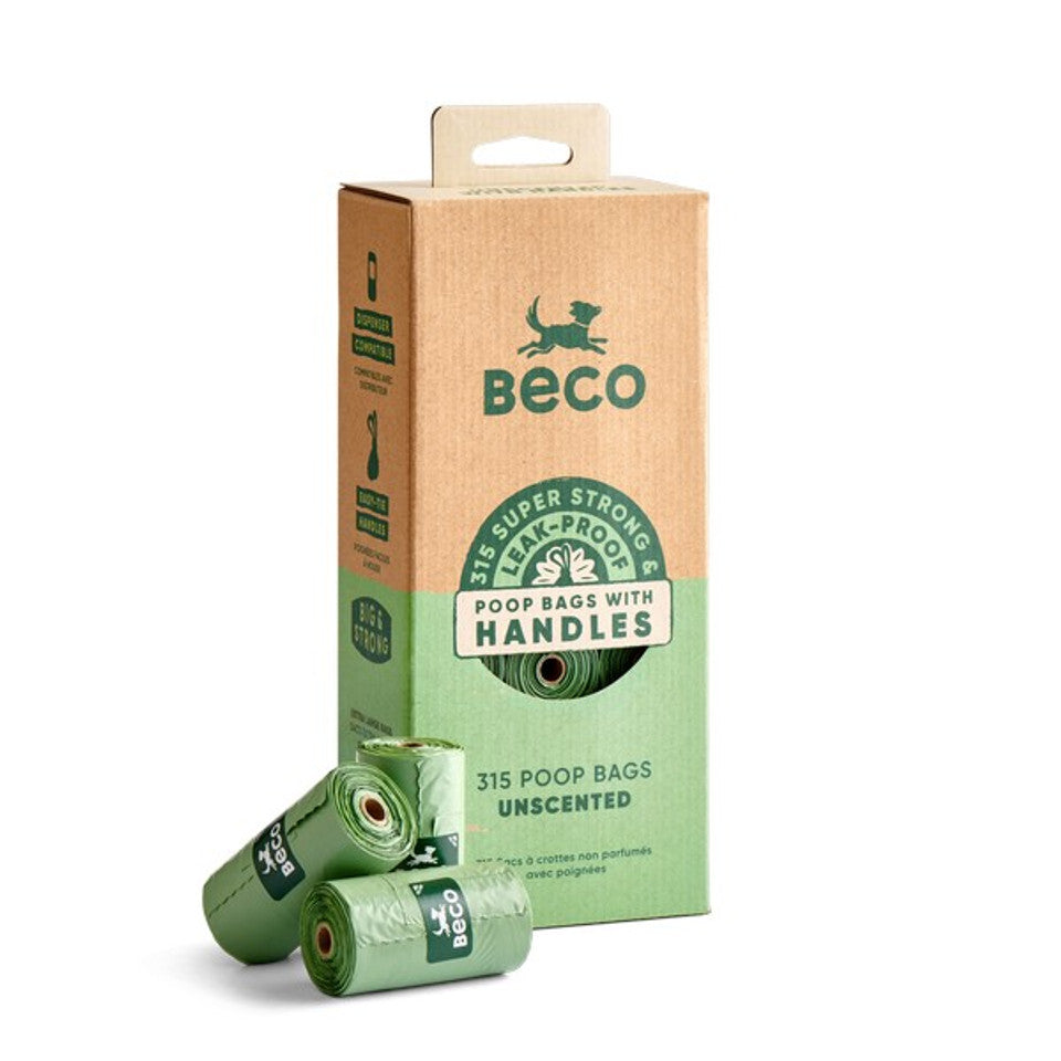 Beco Unscented Tie Handle Poop Bags 315's
