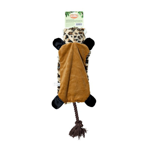 Animal Instincts Jungle Buddies Plush Leopard with Rope Toy