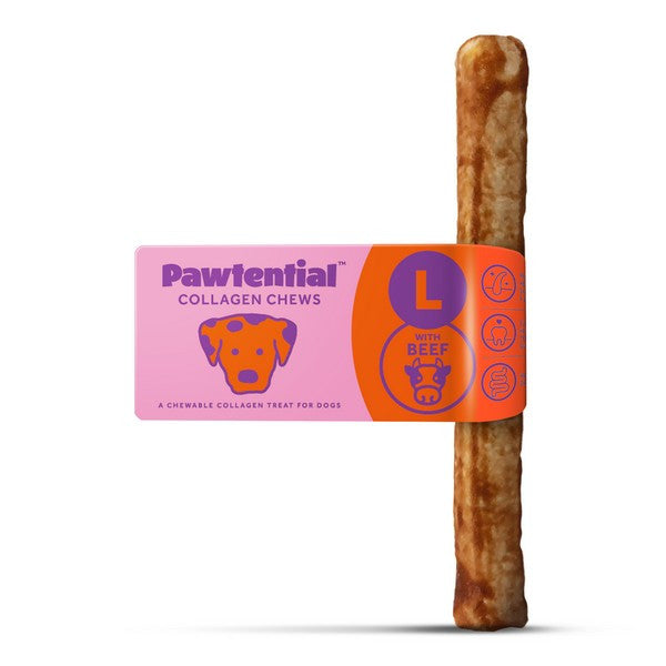 Pawtential Collagen Chew Beef Flavour Large 110g