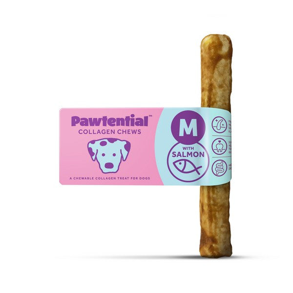 Pawtential Collagen Chew Salmon Flavour Medium 70g