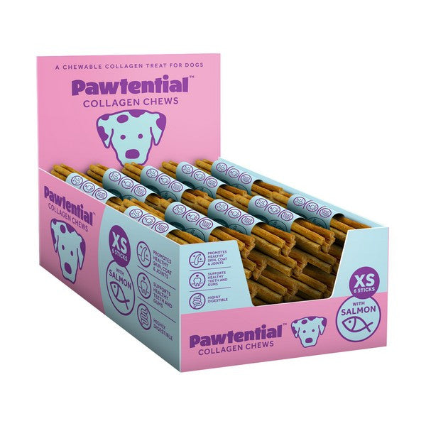 Pawtential Collagen Chew XS 6 Sticks Salmon Flavour
