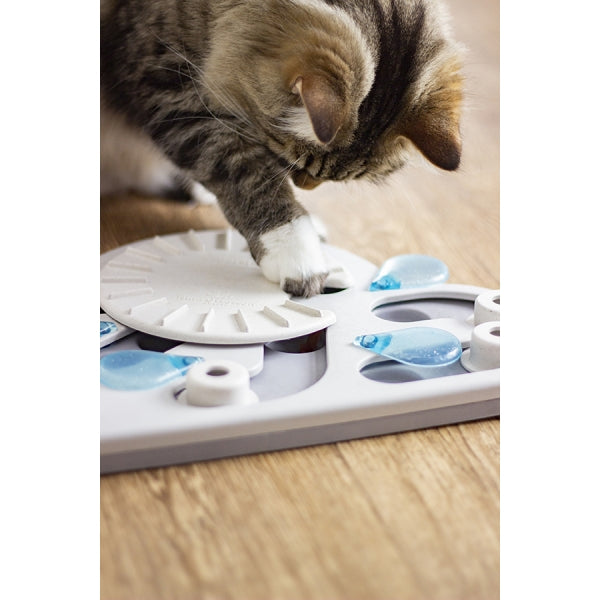 Nina Ottosson Puzzle & Play Rainy Day Grey Cat Puzzle Toy