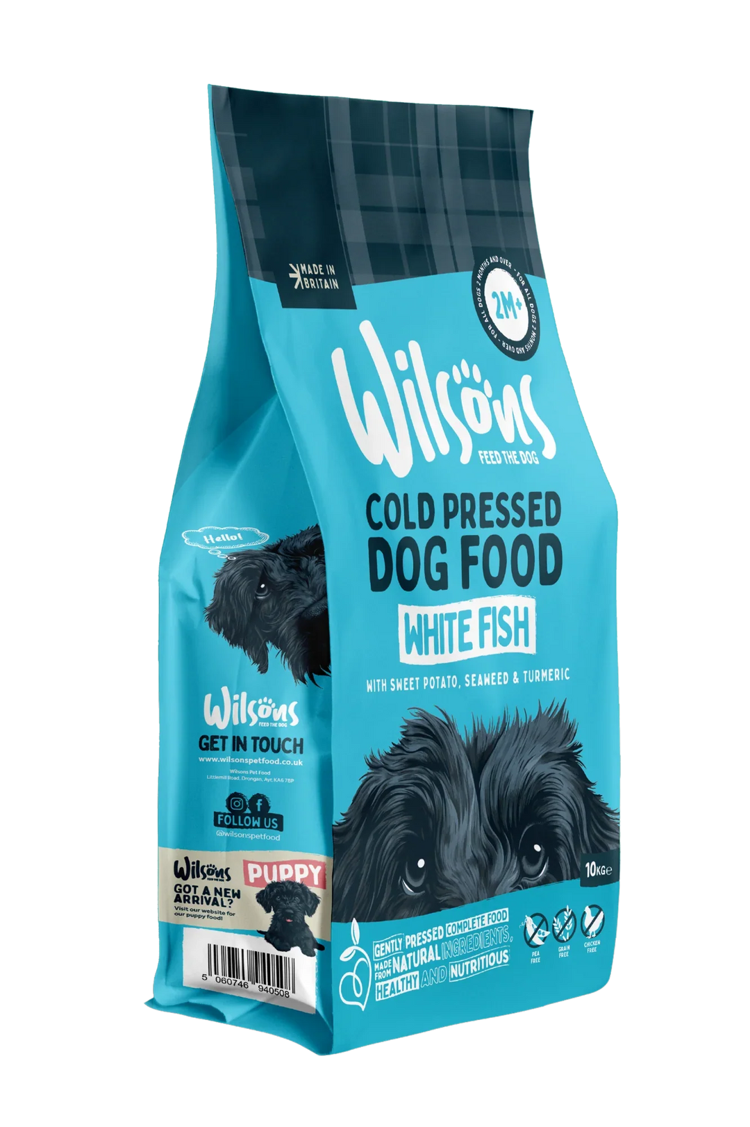 Wilsons White Fish Dry Cold Pressed Dog Food