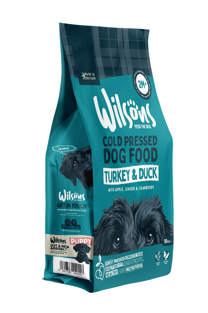 Wilsons Turkey and Duck Dry Cold Pressed Dog Food