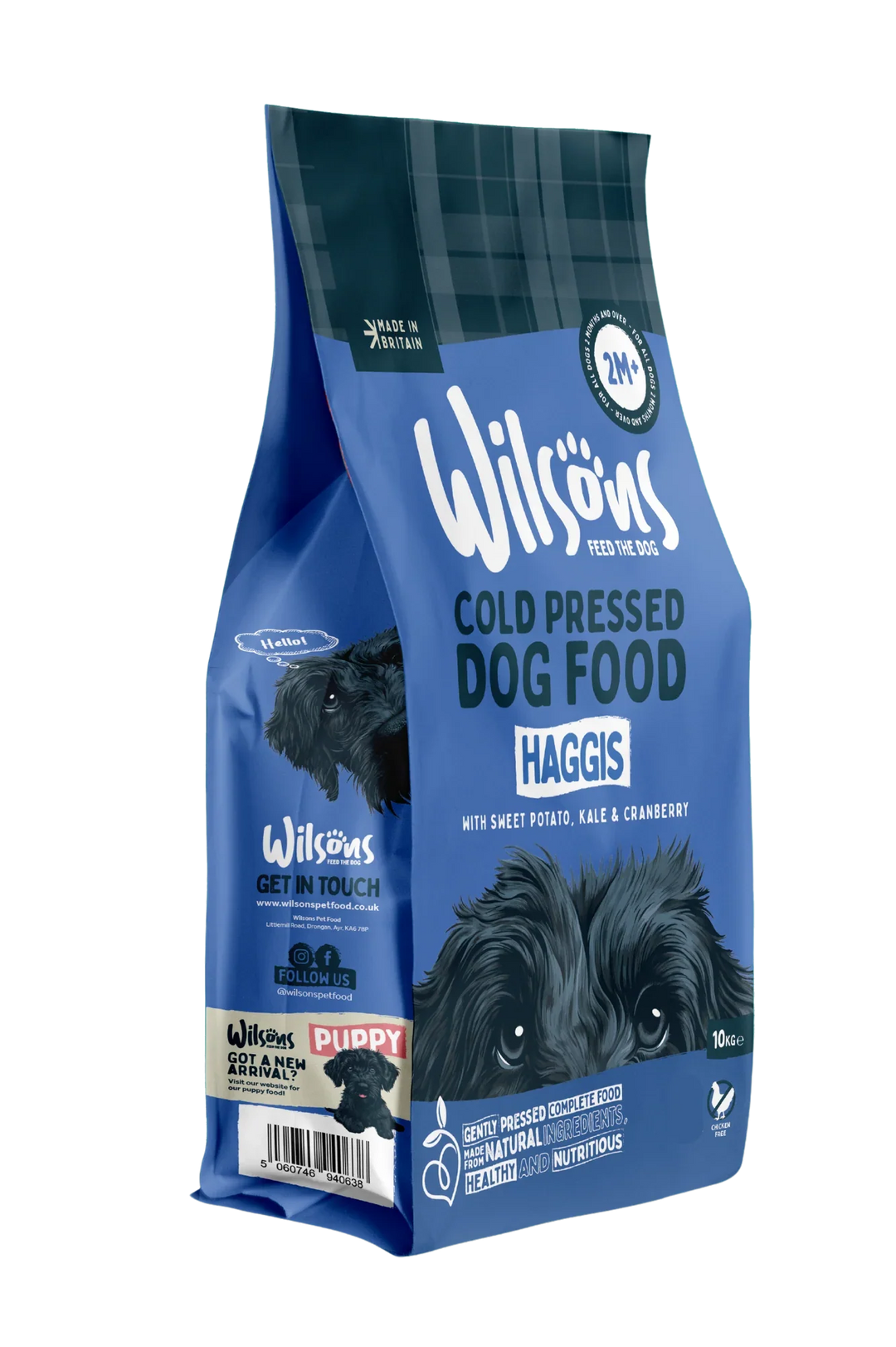 Wilsons Haggis Dry Cold Pressed Dog Food